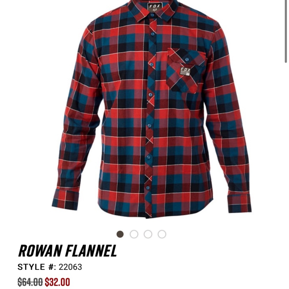 Fox racing flannel
